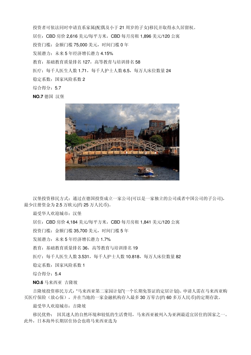 中国人最适宜移民的十个国家_第3页