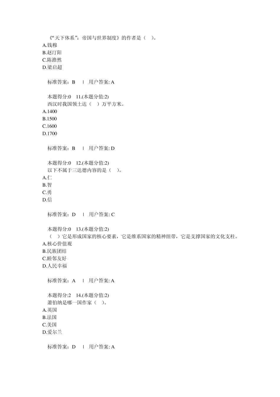 中国人的核心价值观作业_第3页