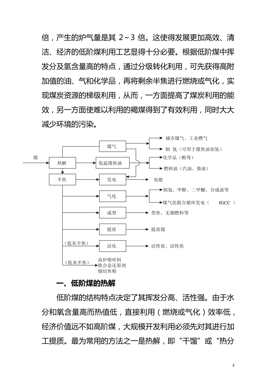 中国低阶煤热解分级分质利用技术及现状_第3页