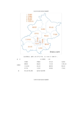 中国分省行政区划及区划地图