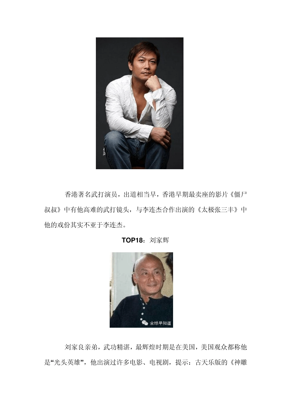 中国功夫巨星真实战力排行TOP20_第2页