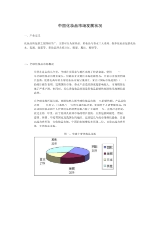 中国化妆品市场发展报告