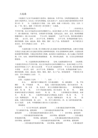 中国北方沿海港口介绍概要