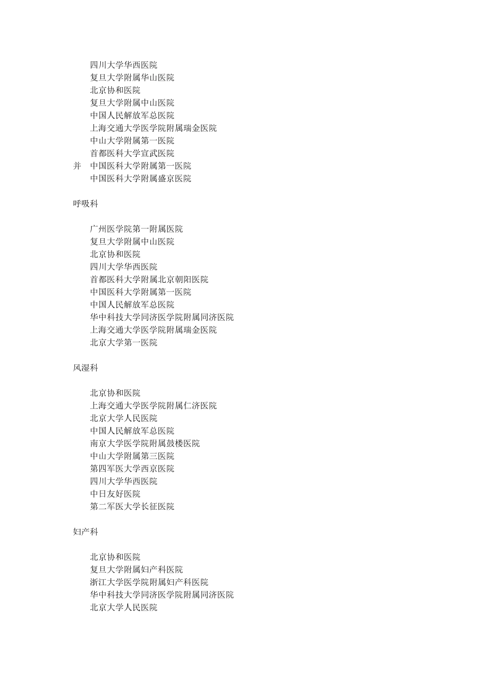 中国医院科室排名_第2页