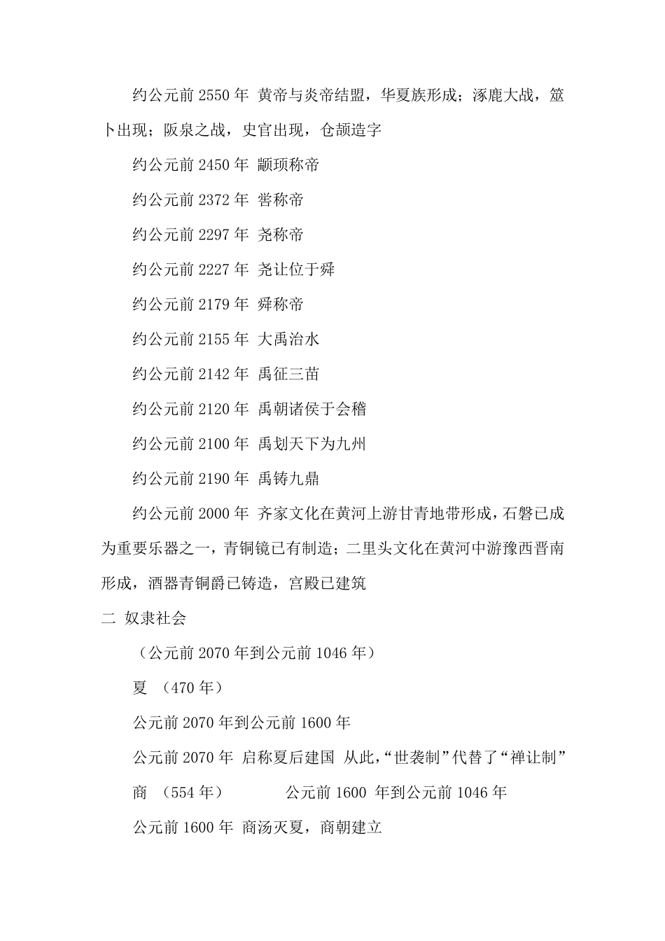 中国历史年代表(绝对完整)_第3页