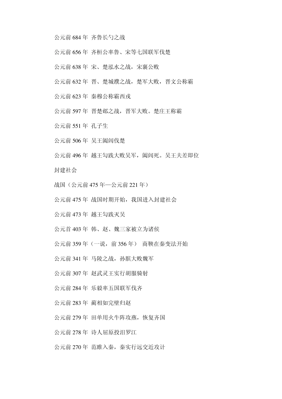 中国古代历史大事年表_第2页