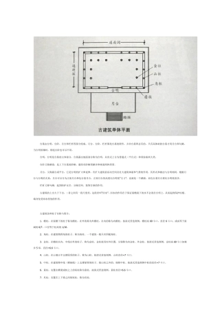 中国古建筑简图讲解台基、门窗