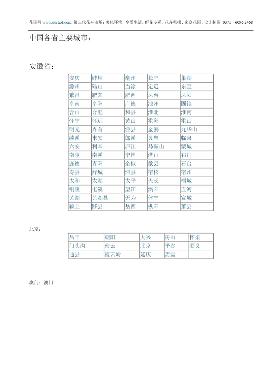 中国各省及主要城市_第2页