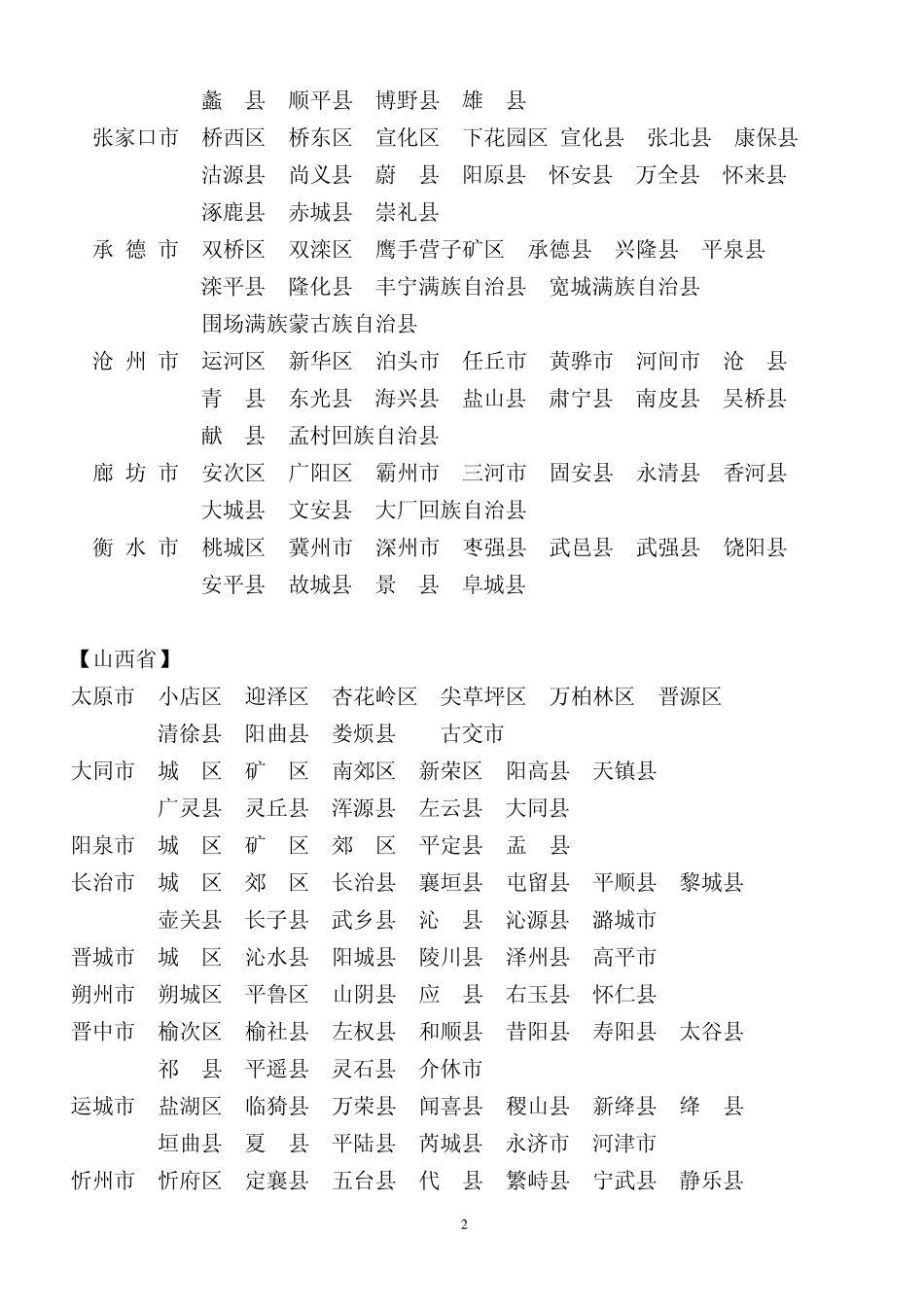 中国各省行政区划_第2页