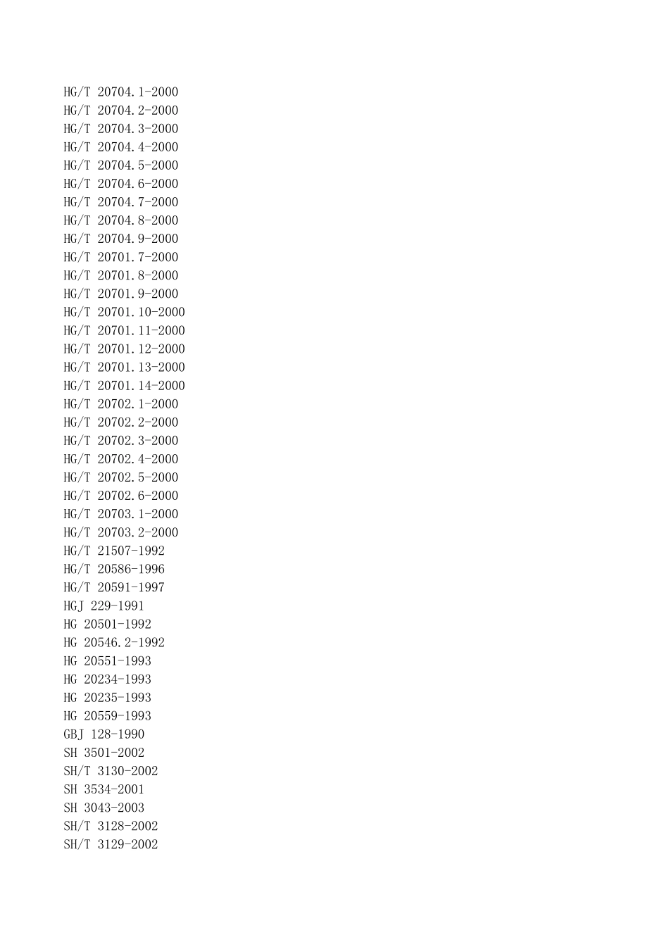 中国国家标准分类目录之P72石化、化工工程_第2页