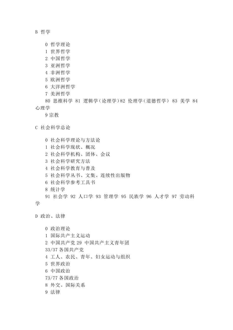 中国图书馆图书分类法基本大类_第2页