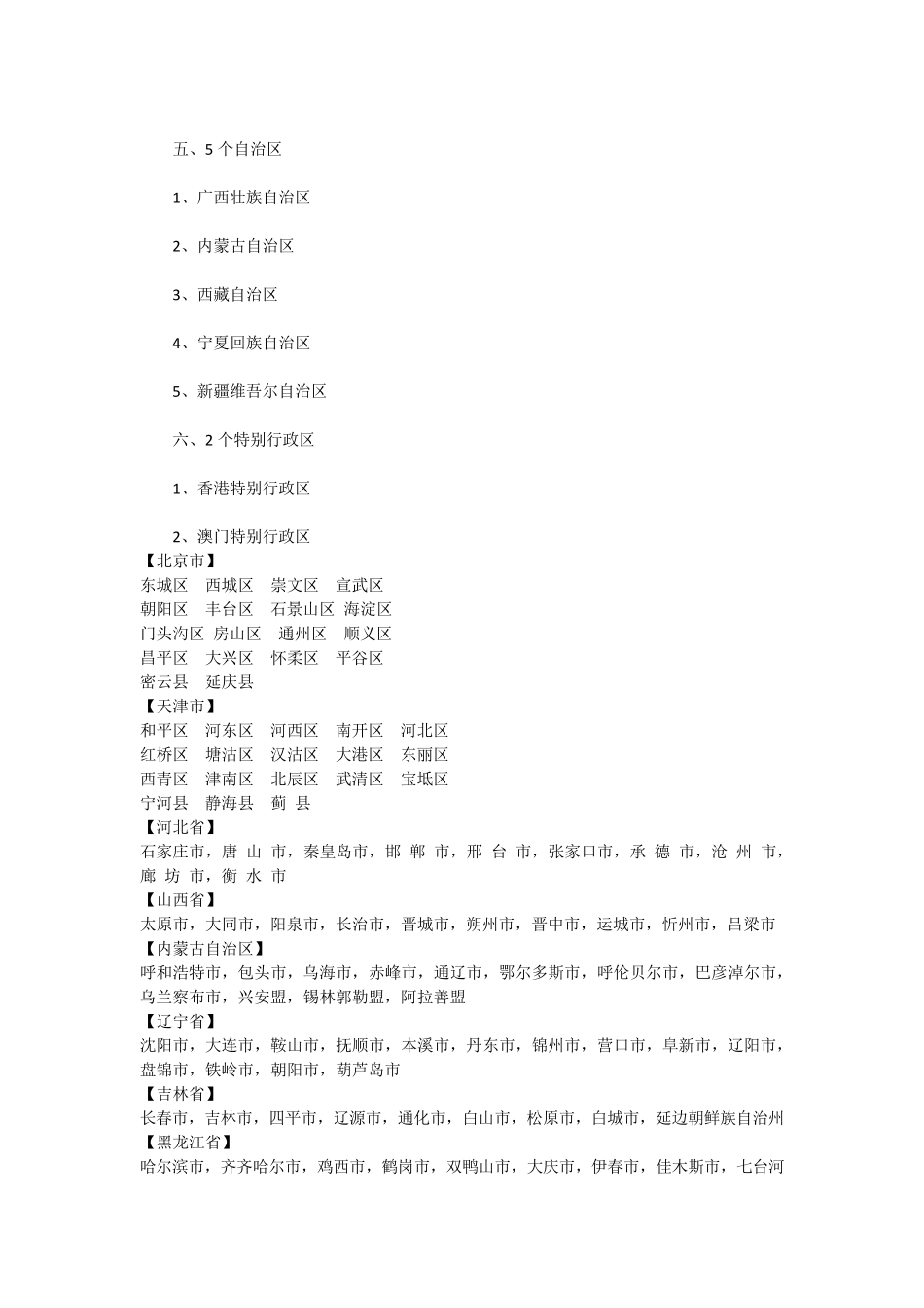 中国地区划分_第3页