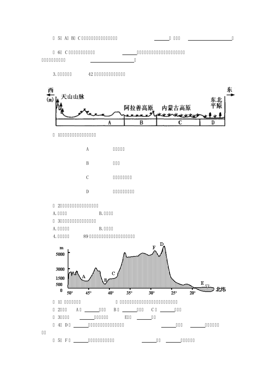 中国地形剖面图_第3页