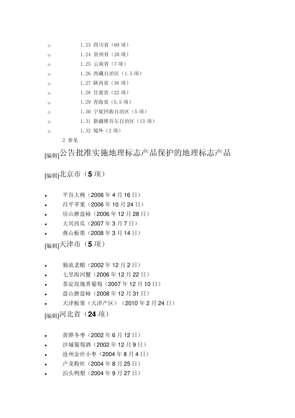 中国地理标志产品保护列表_第2页