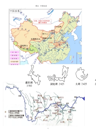 中国地理河流水系图
