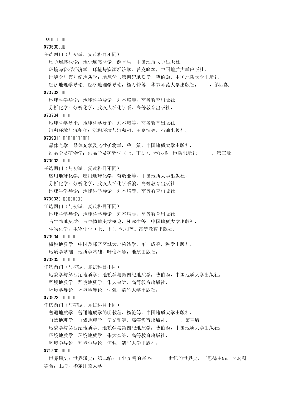 中国地质大学测绘考研专业介绍_第1页