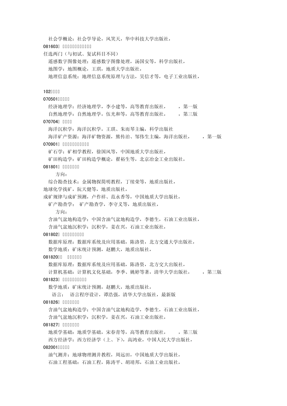 中国地质大学测绘考研专业介绍_第2页