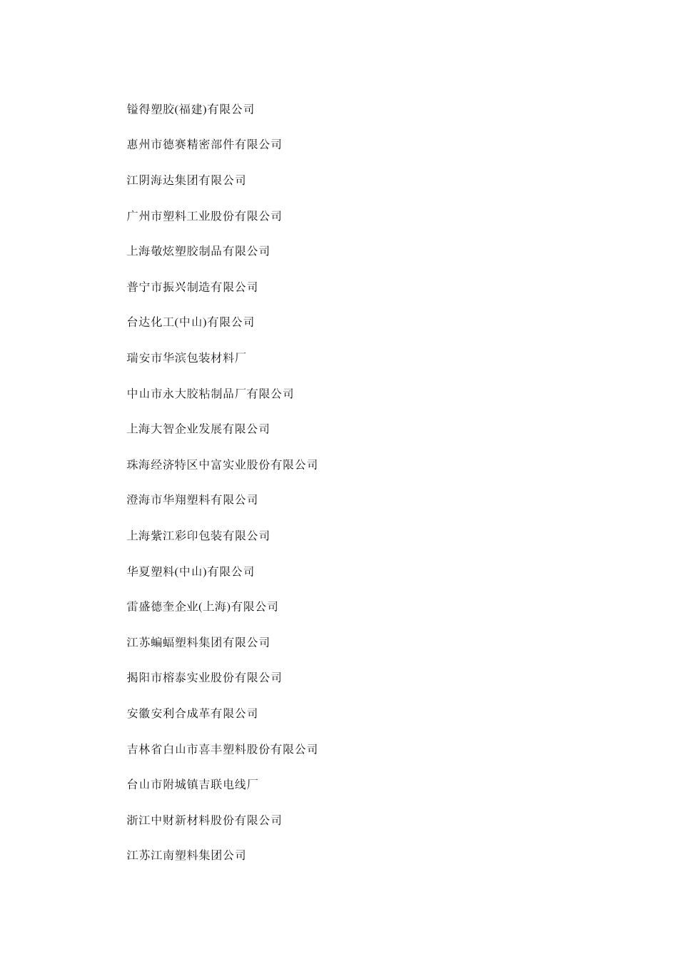 中国塑料企业_第2页