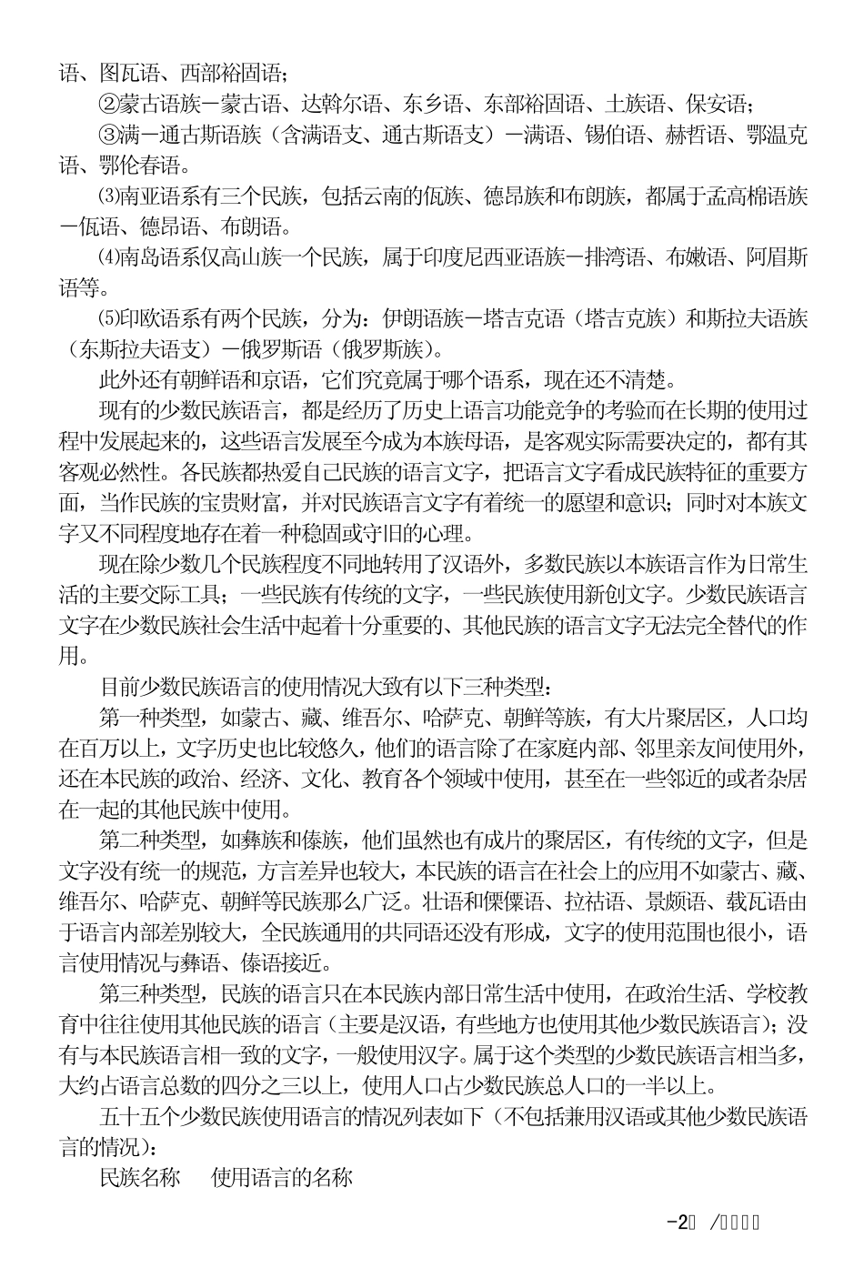 中国少数民族语言和文字_第2页