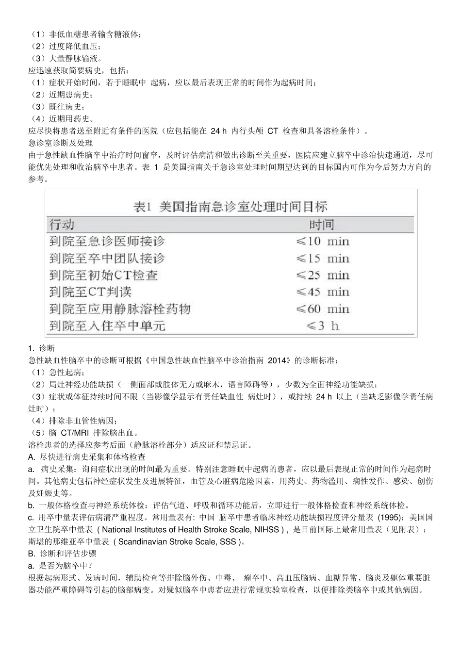 中国急性缺血性脑卒中静脉溶栓指导规范2016_第2页
