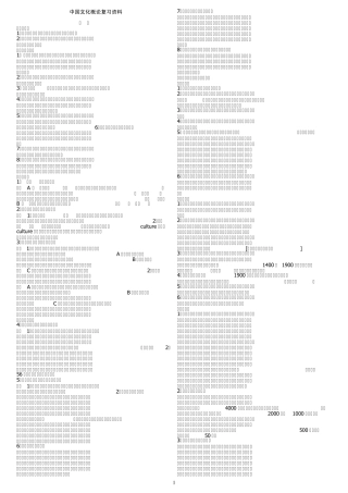 中国文化概论(0321)复习资料