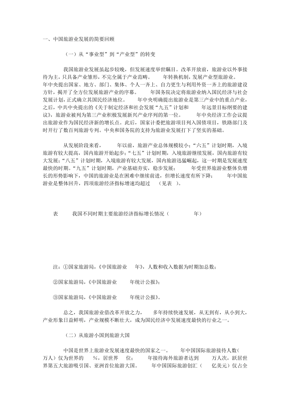 中国旅游业发展回顾与前瞻_第1页