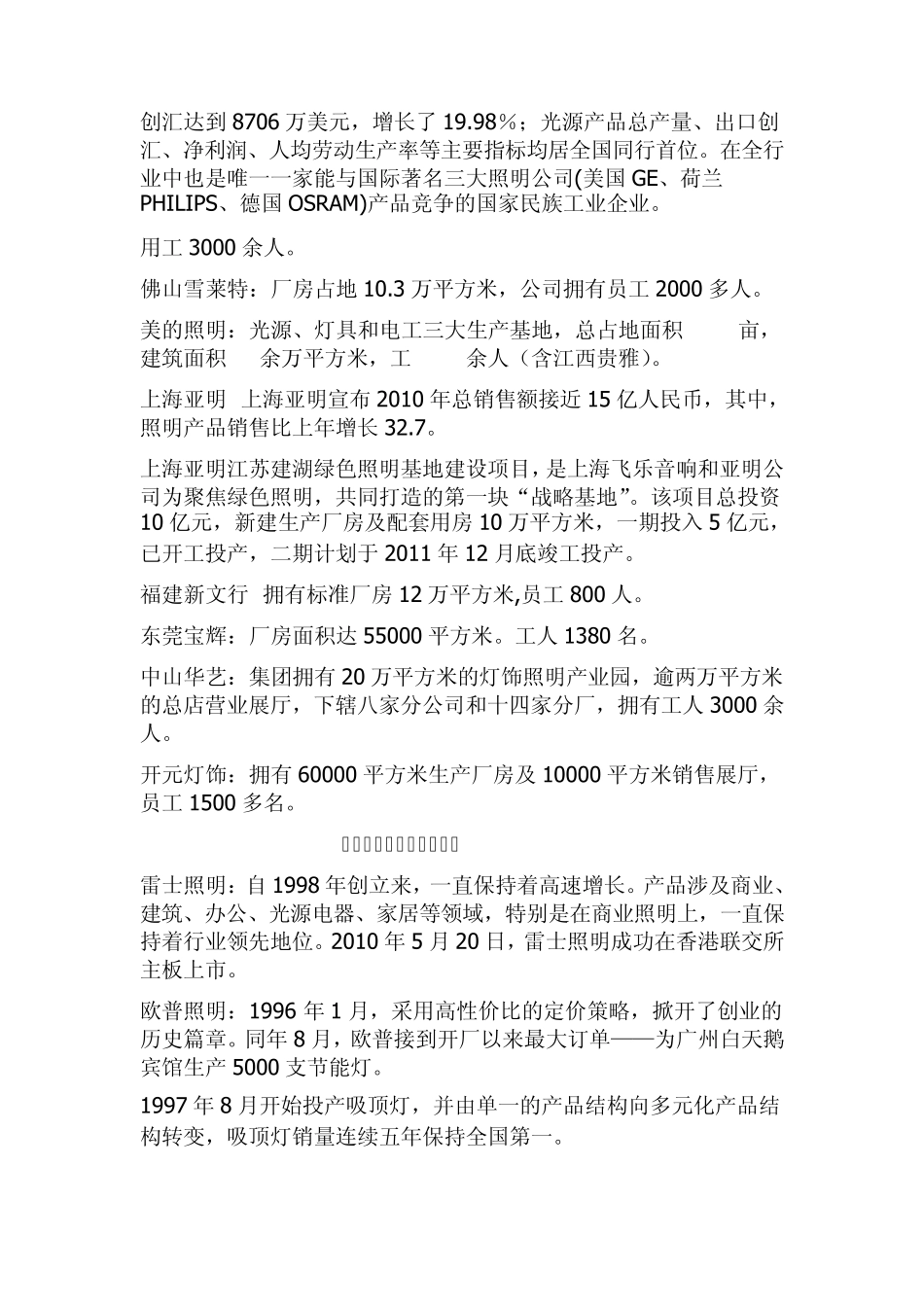 中国最有实力的灯具企业情况_第3页