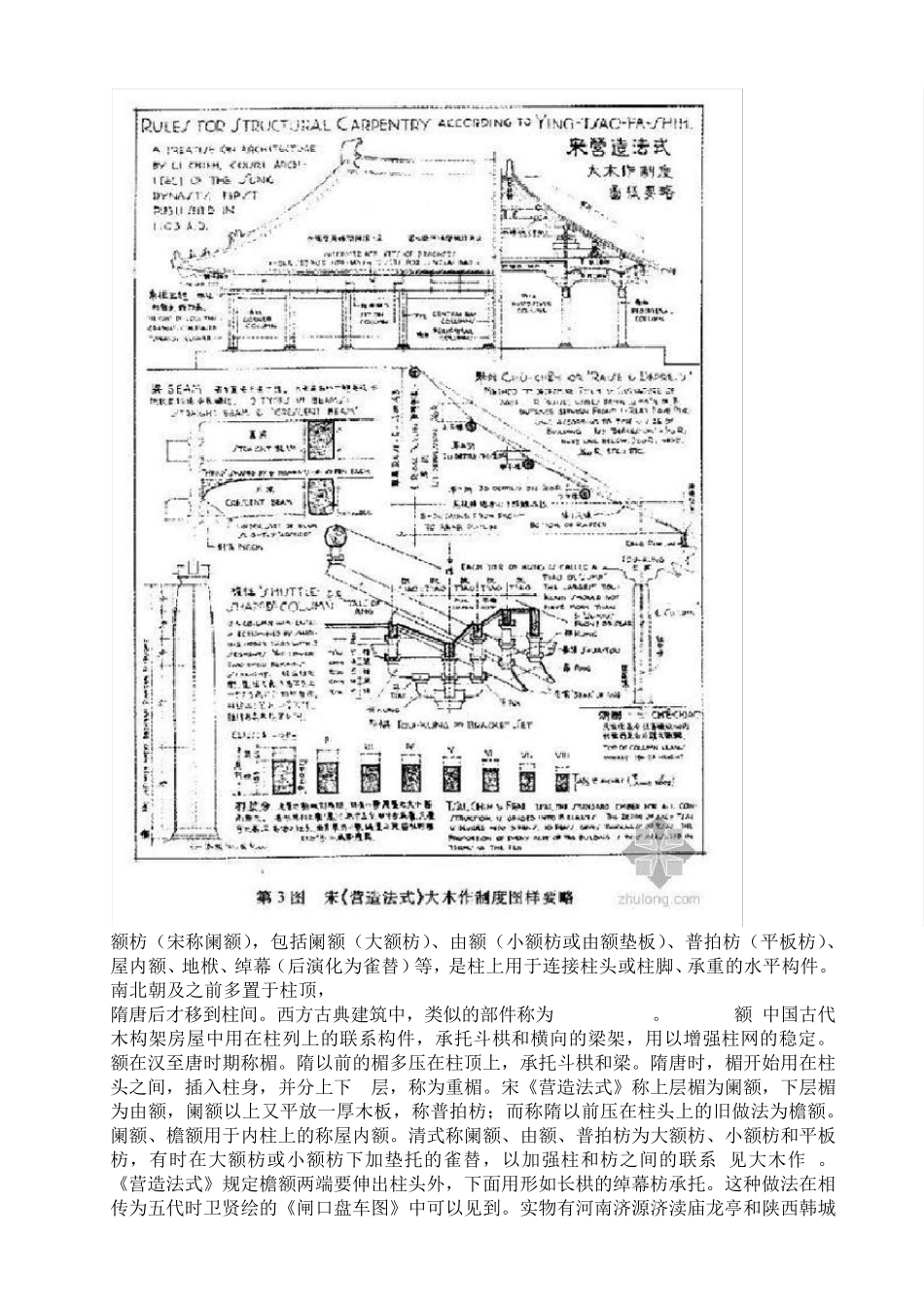 中国木结构古建筑的部分构件名称介绍中国古代木构架_第3页