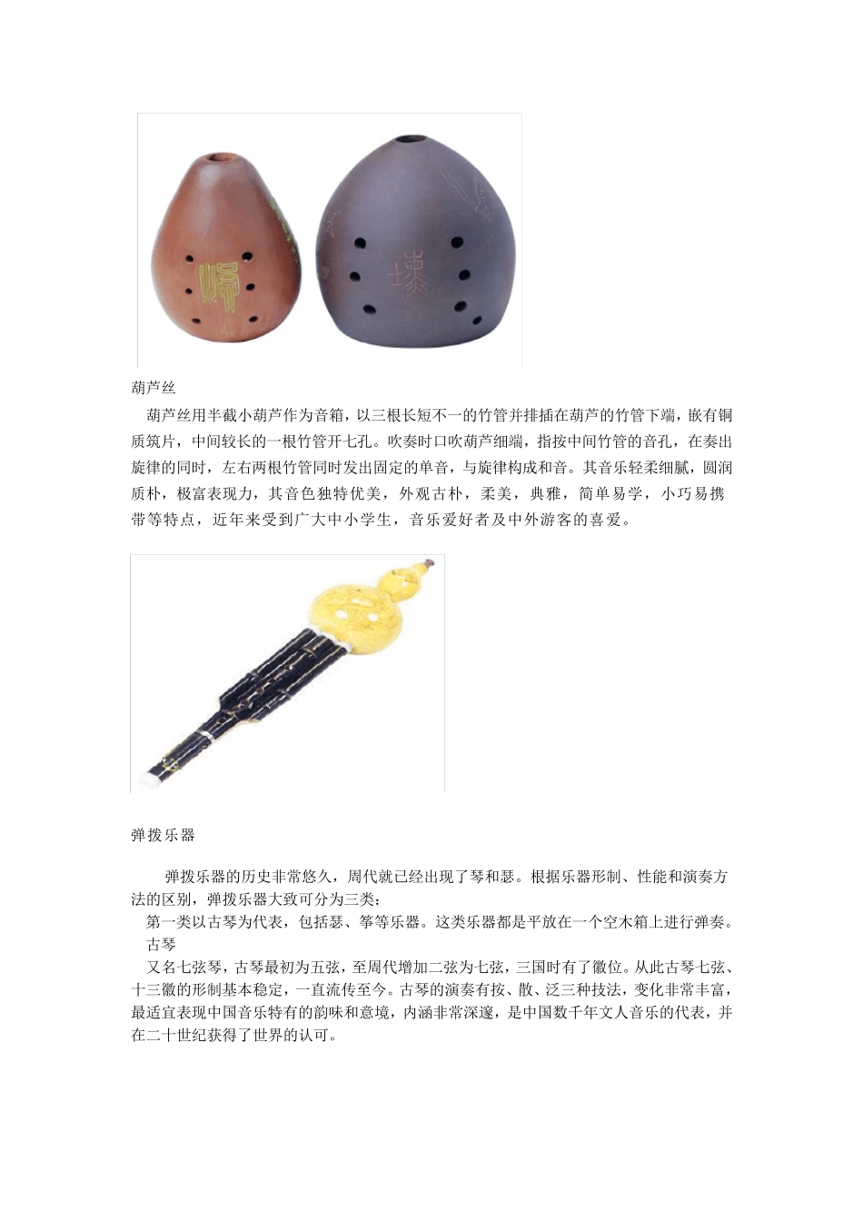 中国民族乐器与西洋乐器_第3页