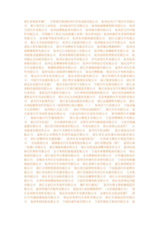 中国汽车工业协会会员单位(下)