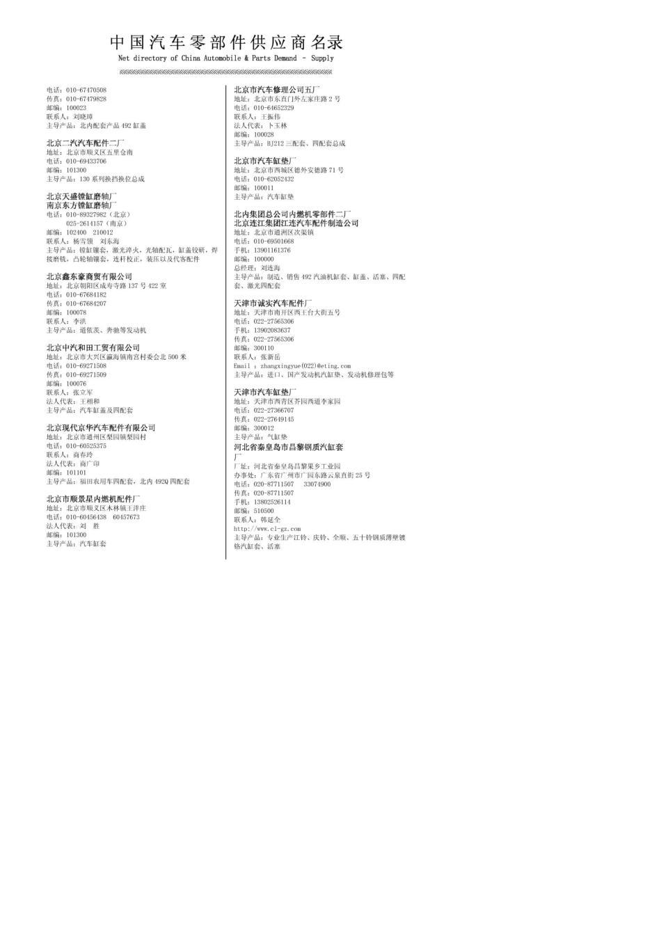 中国汽车零部件供应商列表_第3页