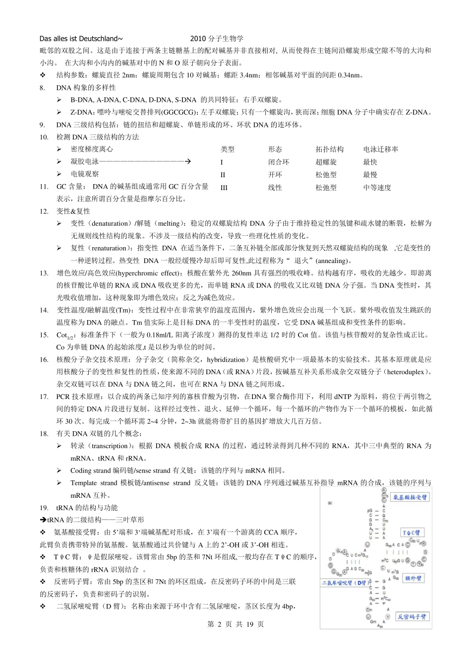 中国海洋大学分子生物学复习资料_第2页