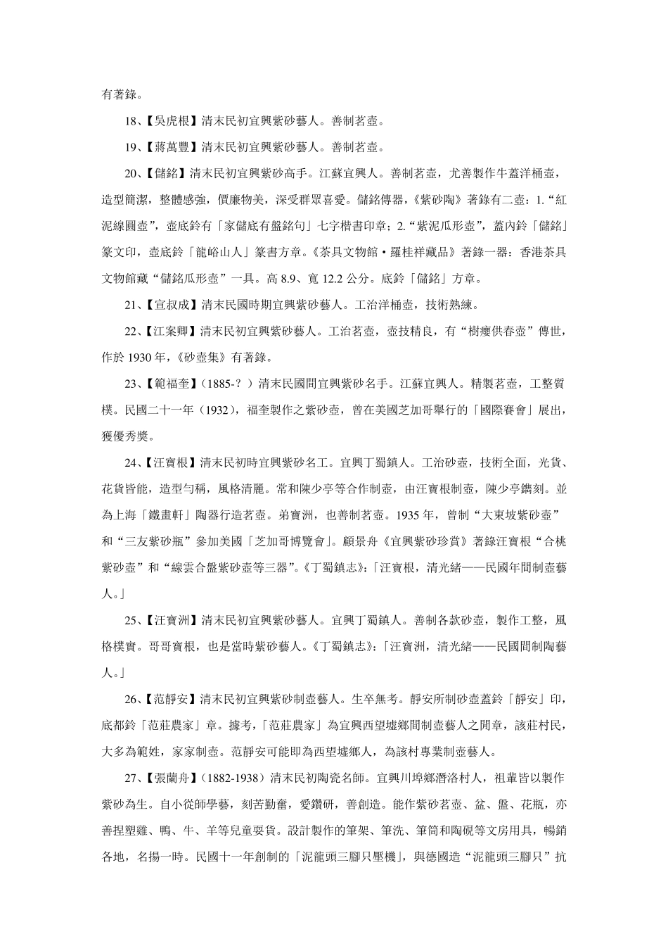 中国清末民初近代紫砂名家_第3页