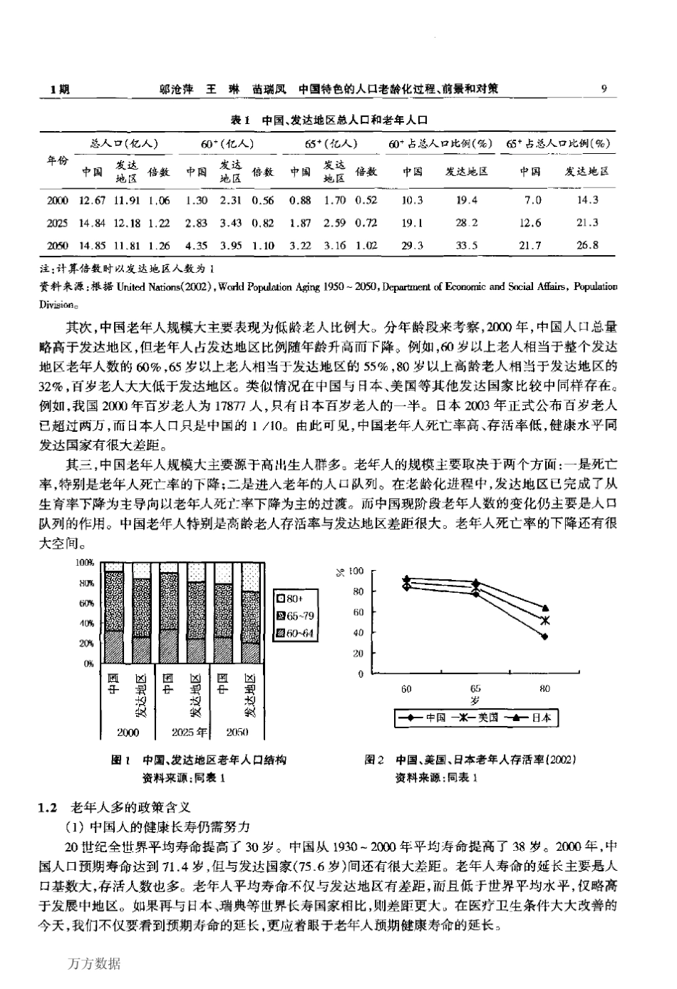 中国特色的人口老龄化过程、前景和对策_第2页