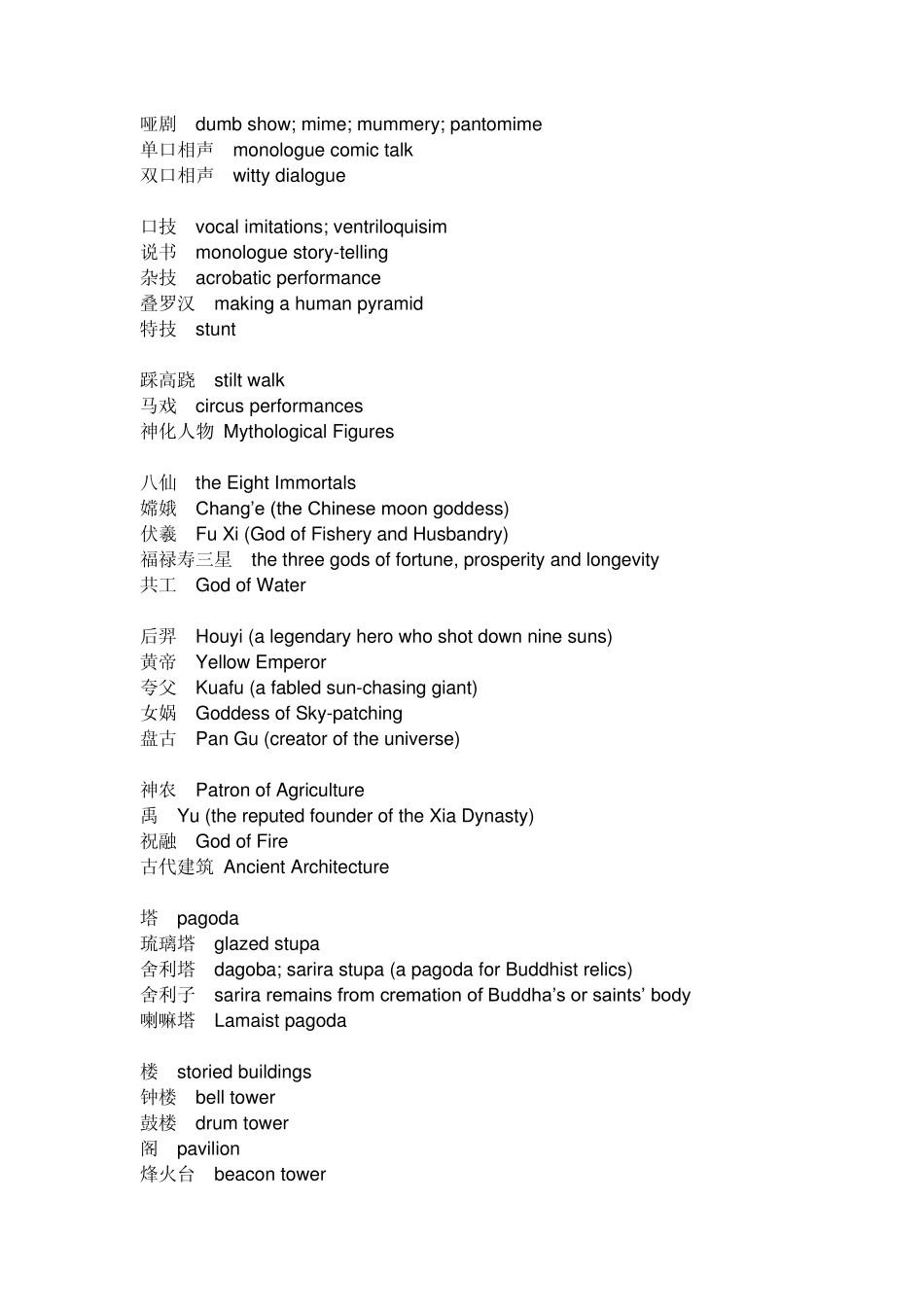 中国特色词汇及其英译_第3页