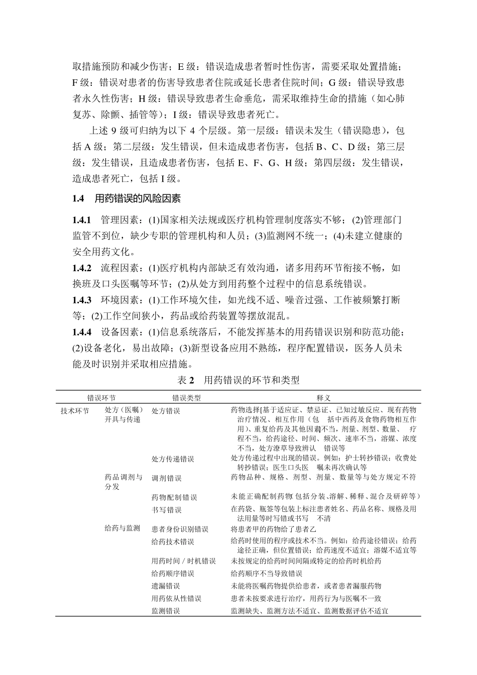 中国用药错误管理专家共识word(报告表Word版)_第3页