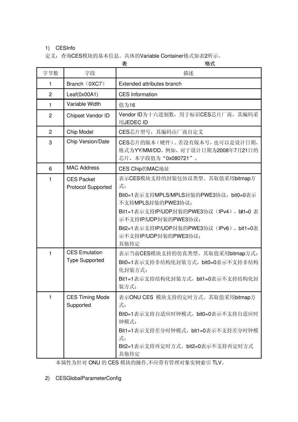 中国电信EPON设备技术要求_V2.1修订(TDM相关)讨论稿20100316_第3页