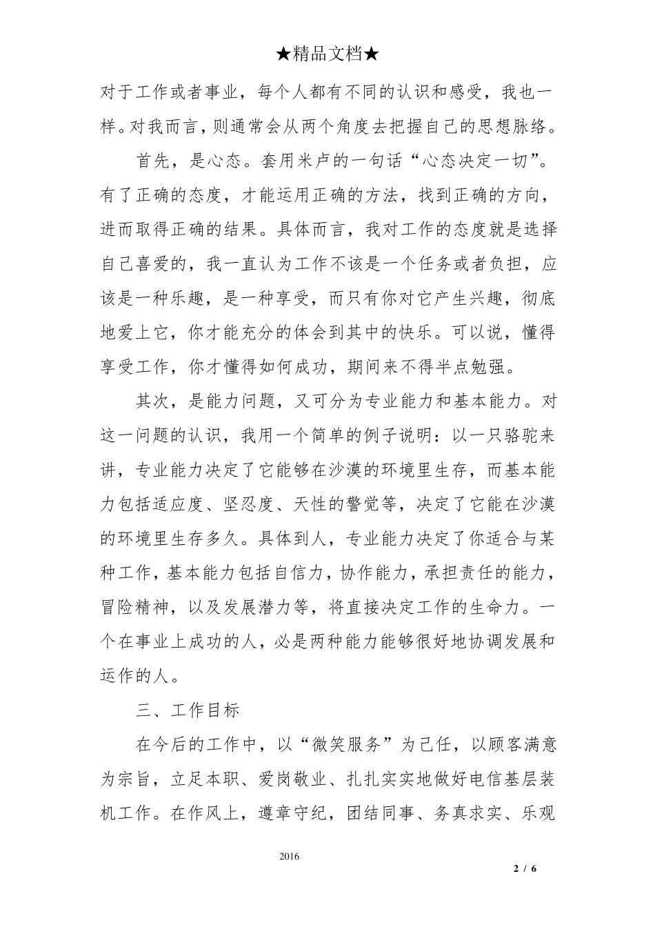 中国电信员工个人年终总结电信工作总结_第2页