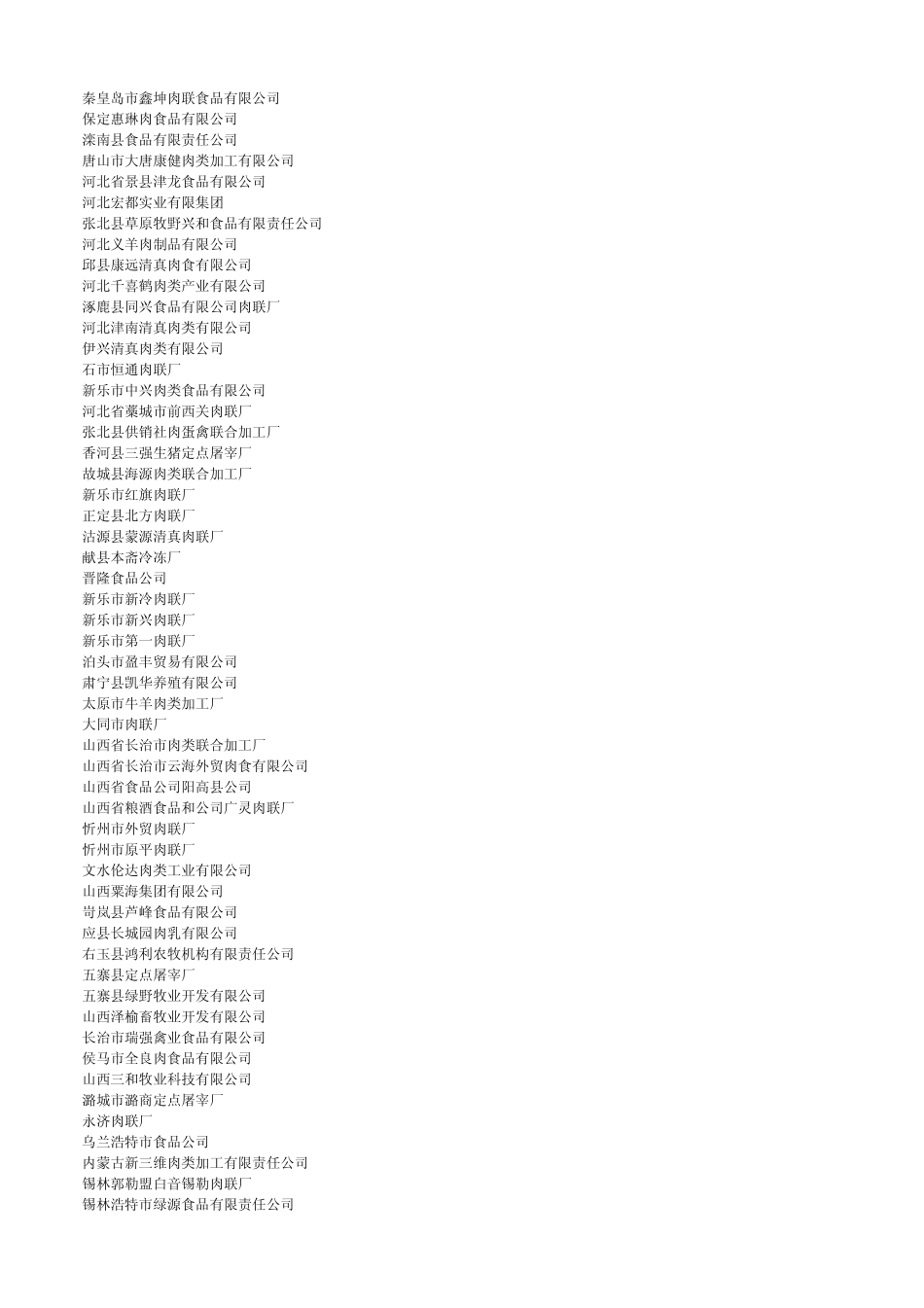 中国畜禽屠宰企业_第3页