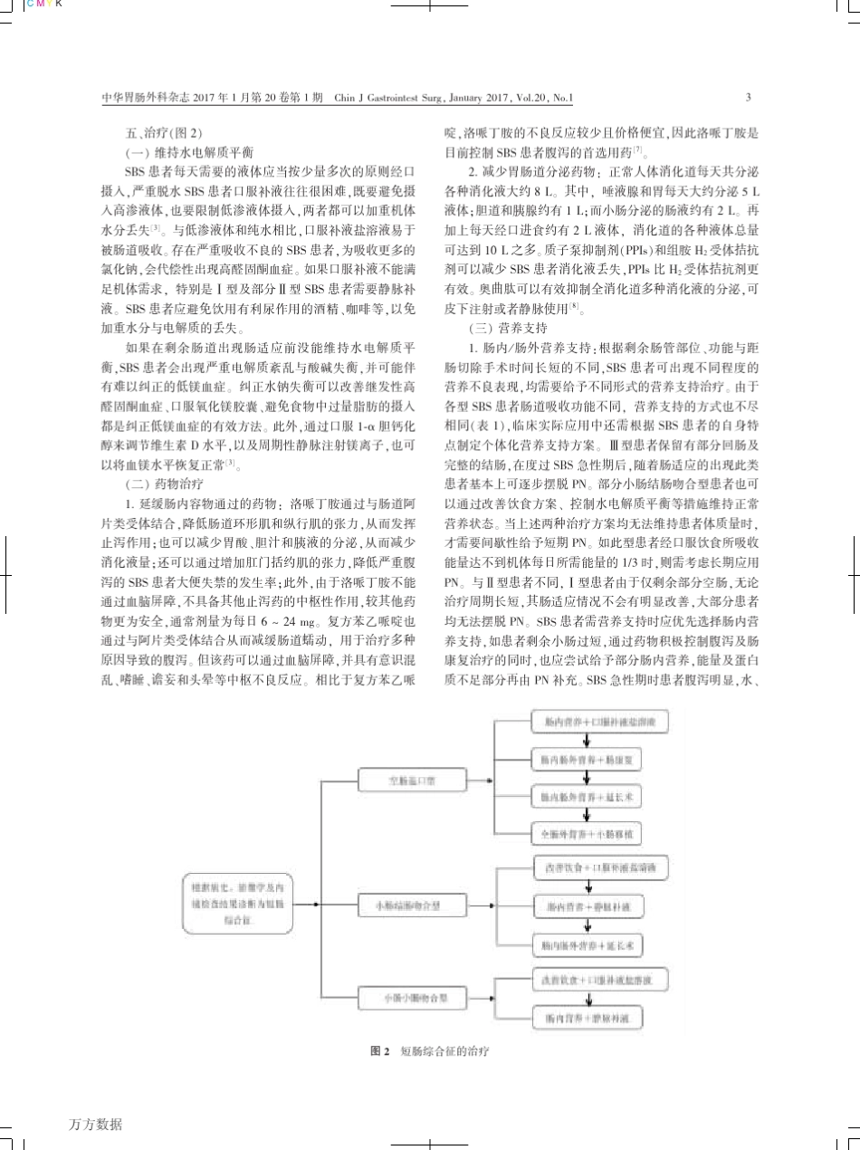 中国短肠综合征诊疗共识(2016年版,南京)_第3页