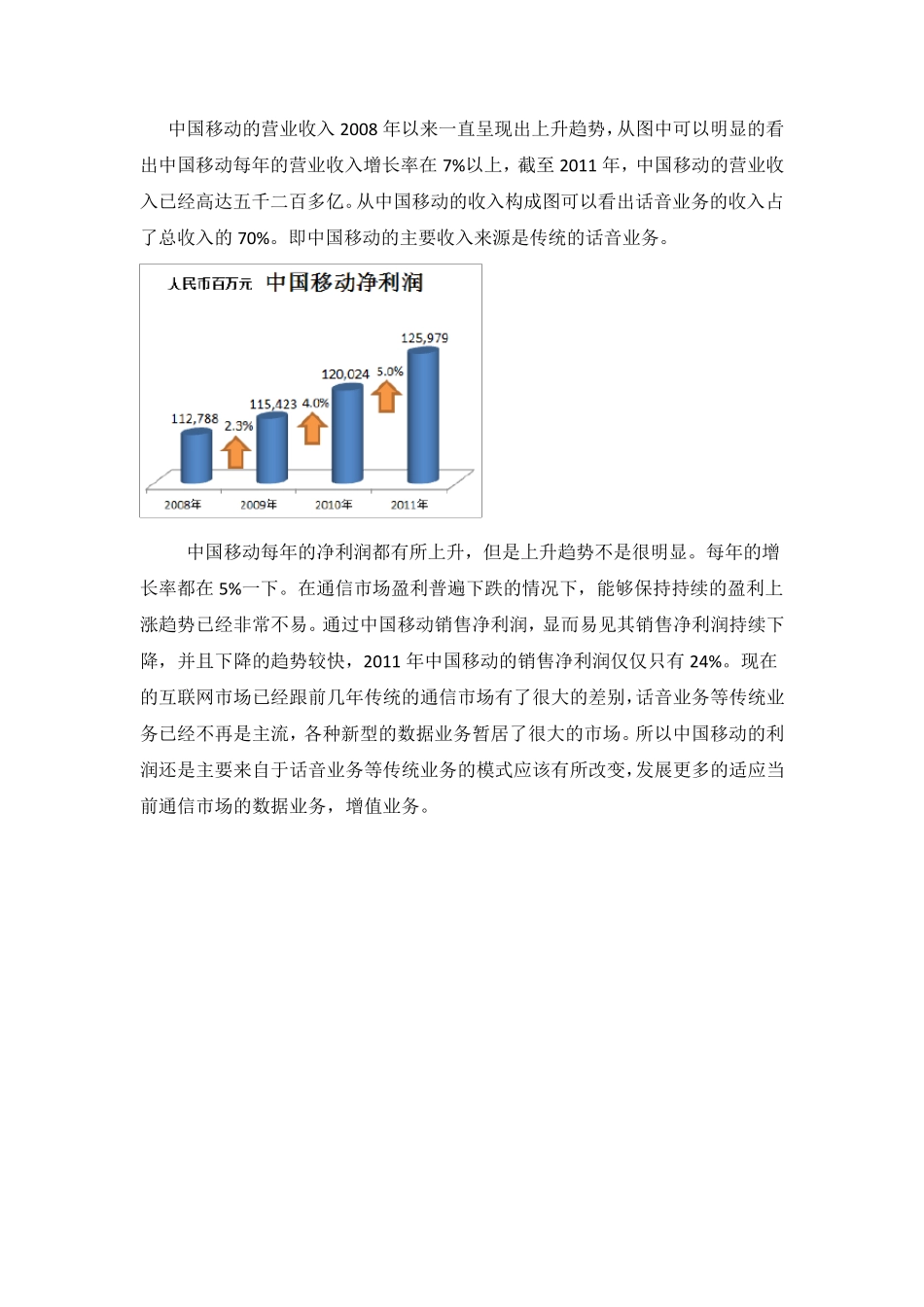 中国移动中国联通中国电信近五年财务报表分析_第2页