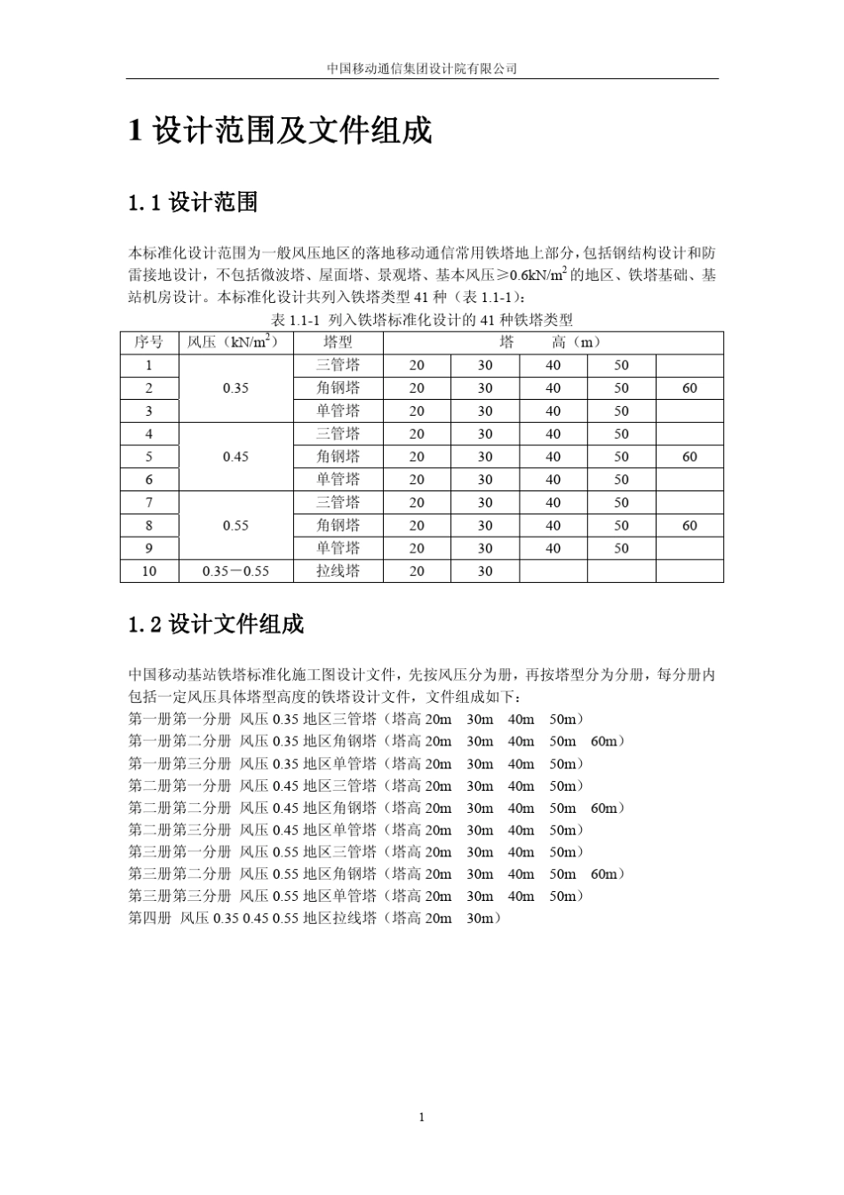 中国移动基站铁塔标准化设计V1.0图纸_第3页