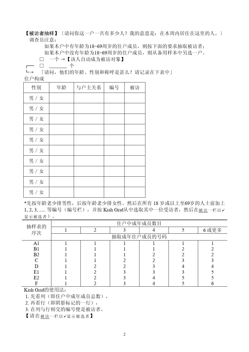 中国综合社会调查(CGSS)(2003)问卷_第3页