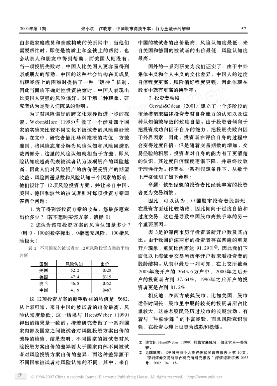 中国股市高换手率行为金融学的解释_第3页