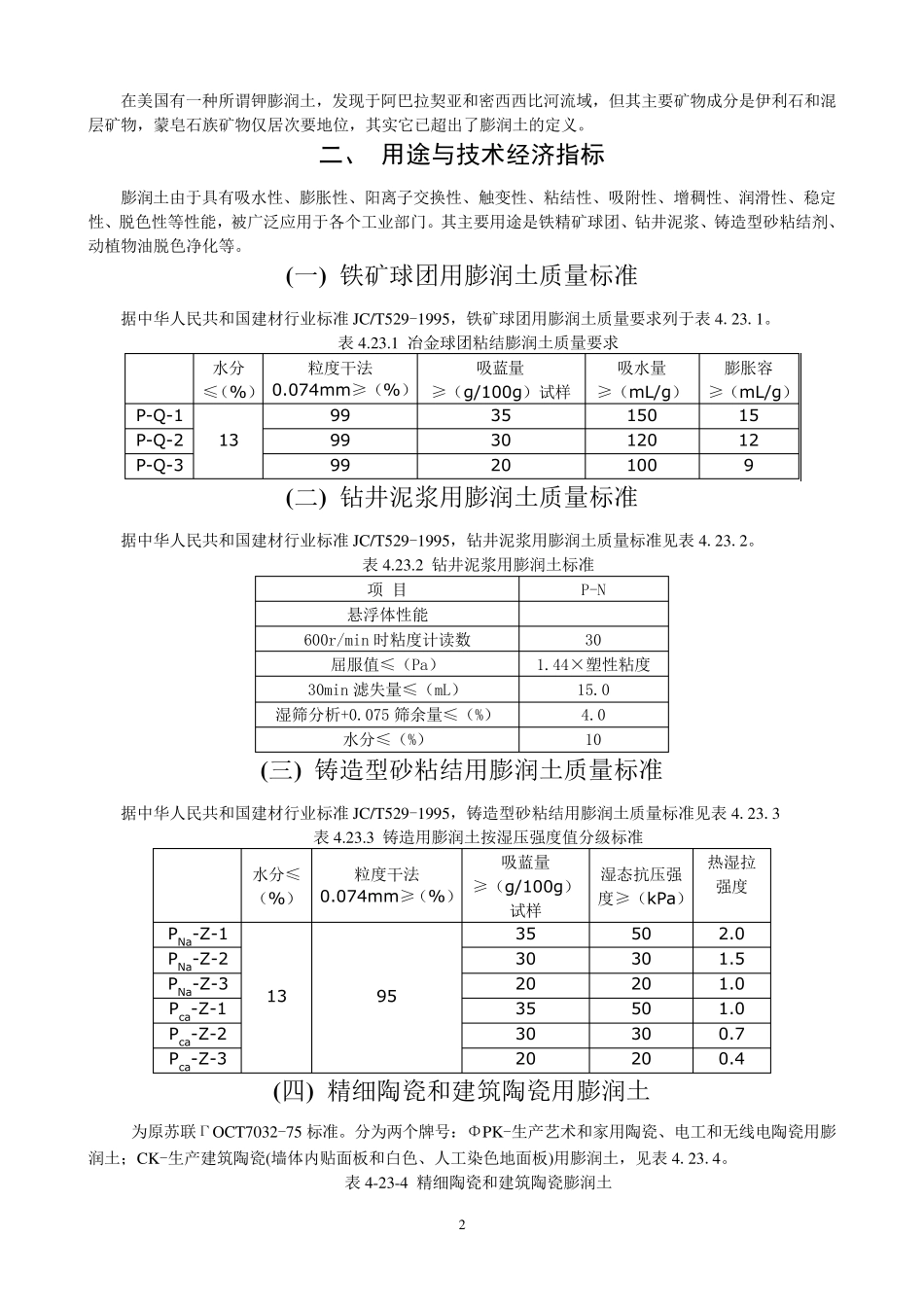中国膨润土矿物资源概况_第2页