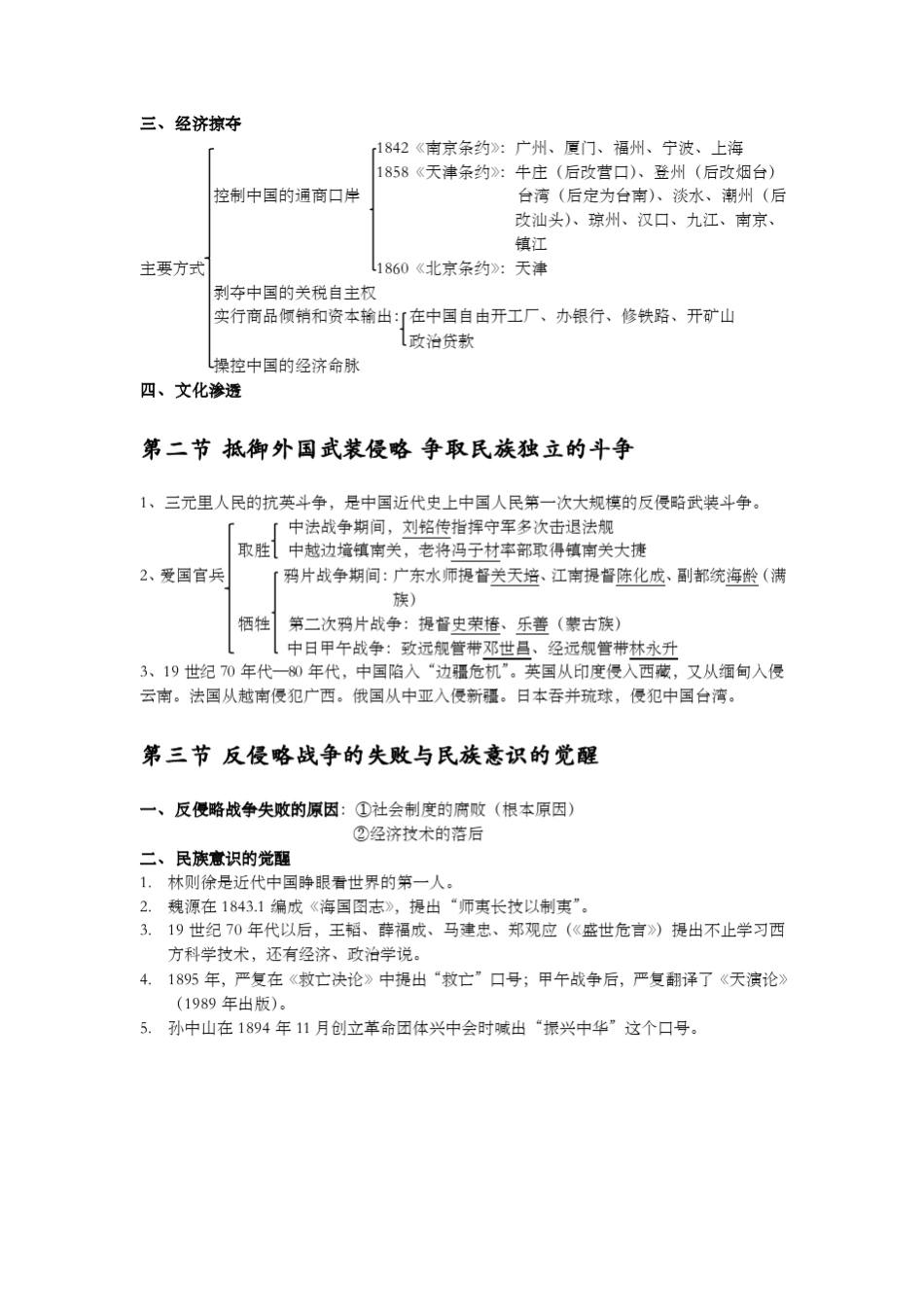 中国近现代史纲要要点整理_第2页