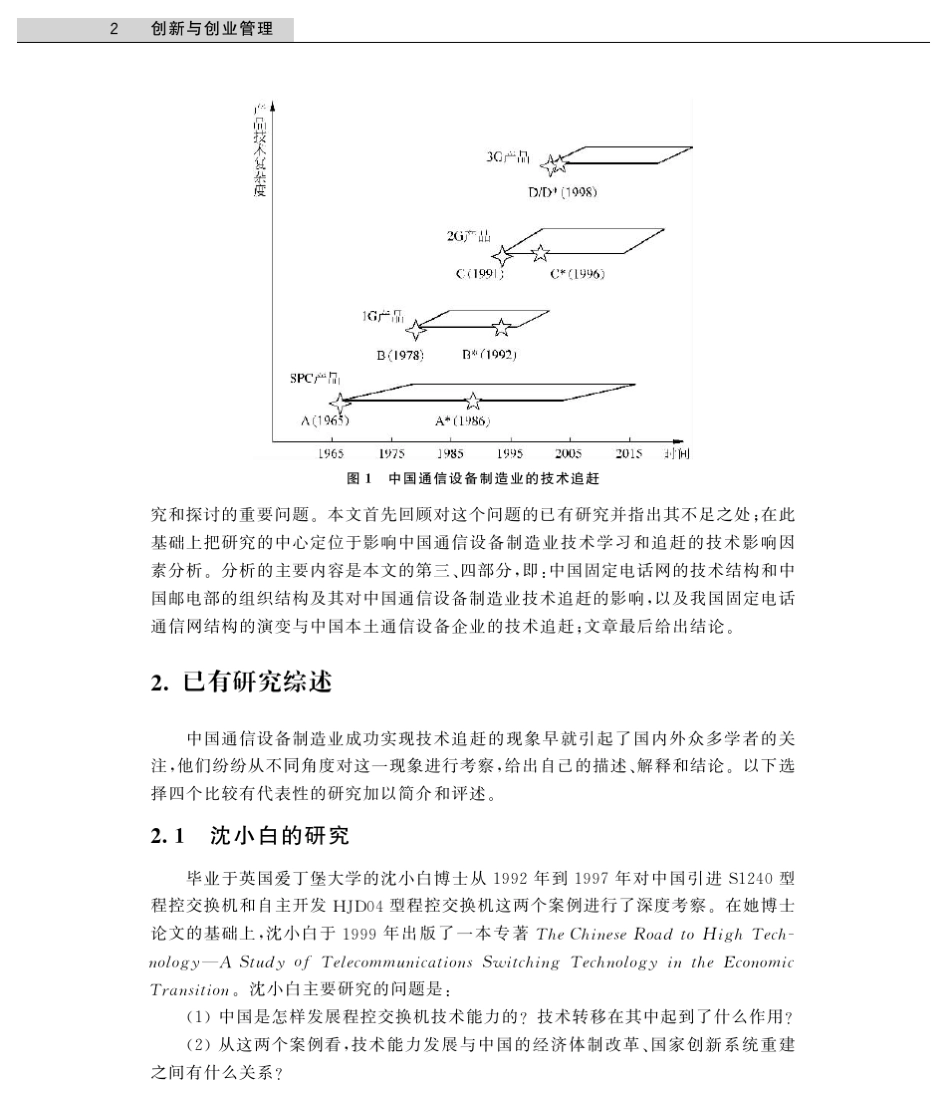 中国通信设备制造业技术学习和_第2页