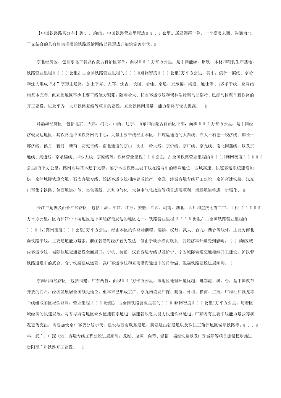 中国铁路路网分布_第1页