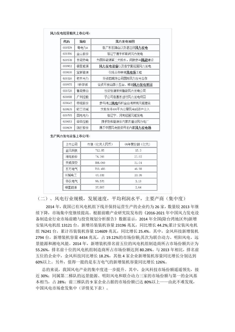 中国风力发电行业投资分析报告_第2页