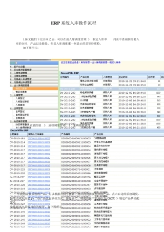 仓库ERP操作流程